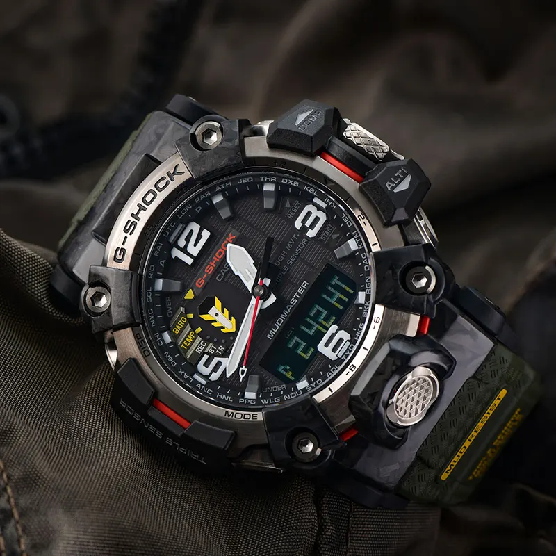 G-Shock Master of G-Land Mudmaster Solar Green Men's Watch-GWG-2000-1A3